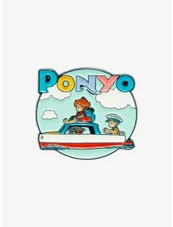 Studio Ghibli Ponyo Sosuke & Ponyo Boat Enamel Pin - BoxLunch Exclusive