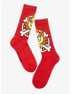 One Piece Thousand Sunny Crew Socks - BoxLunch Exclusive