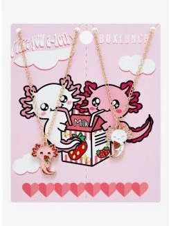 Axolotl Fruit Bestie Necklace Set - BoxLunch Exclusive -BoxLunch Shop 20305512 av2